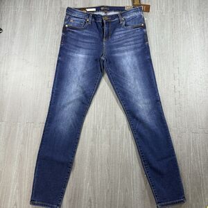 Kut From The Kloth Jeans Women 8S Blue Toothpick Skinny Low Rise Dark Wash NWT